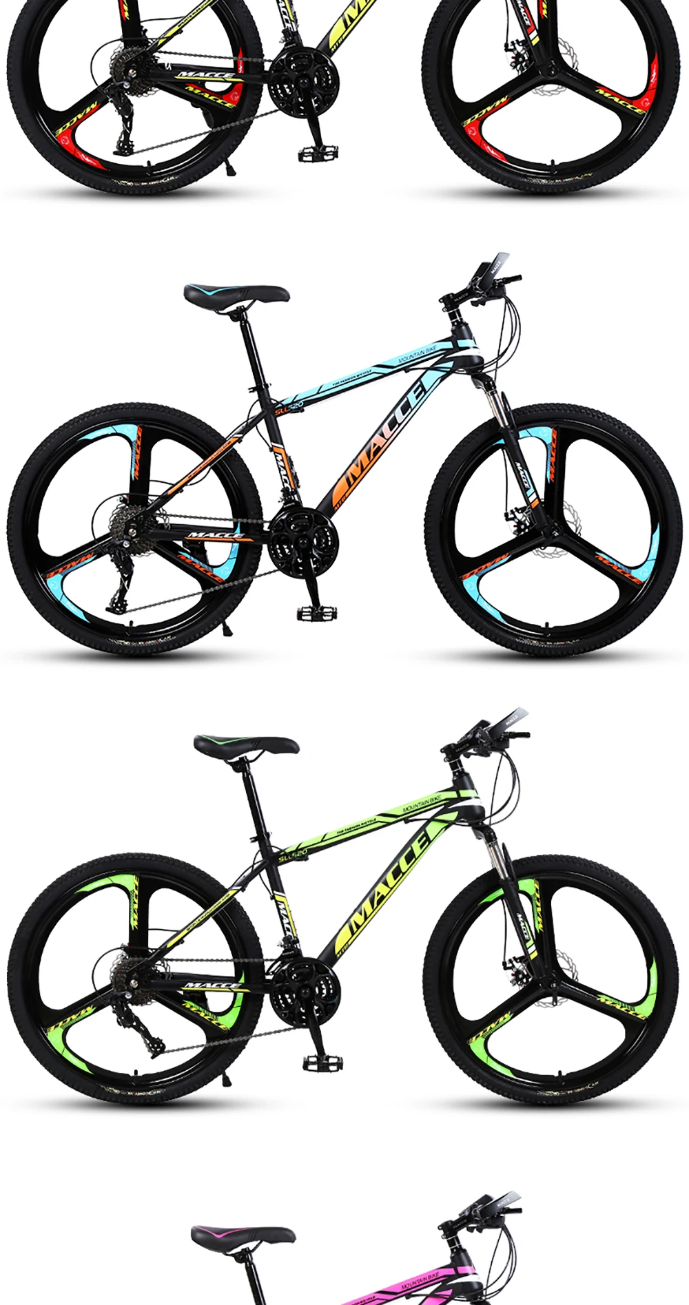 Mountain Bike 24/26 Inch Cycling For Adult Men And Women, mtb 27 Speed
