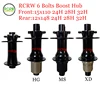 RCRW 7791 7792 Boost 6 Bolt Disc 24/28/32Hole MTB Hub Front 15X110mm Rear 12X148mm 4 Pawl Shiman HG XD Microspline MS Freehub 1