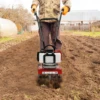 Gas Powered Mini Tiller Cultivator Effortless Garden Tools for Turn Soil and Open Furrows 3