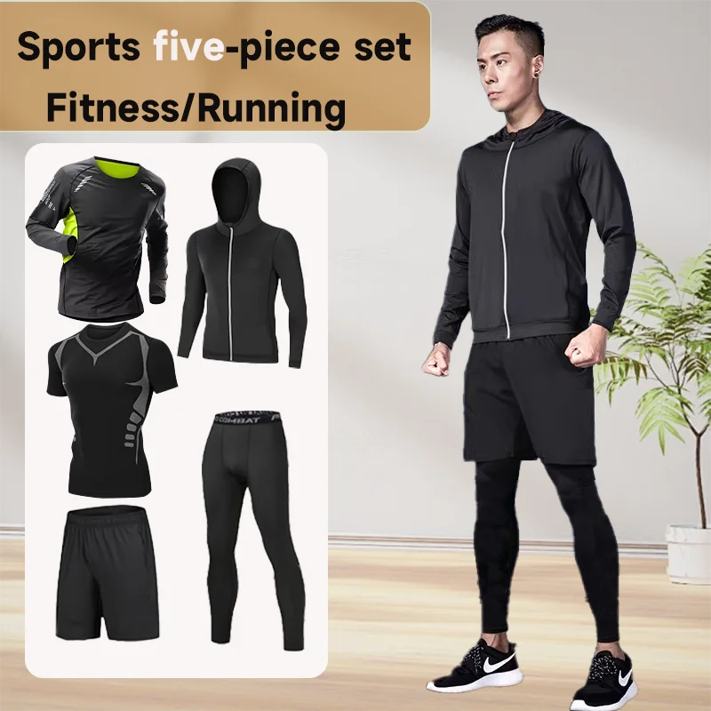 Gym fitness activewear Men's running wear Compression underwear tights Jogging activewear beach wear Dry and breathable
