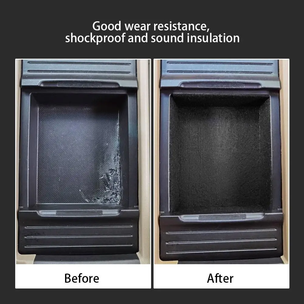 Car Lining Carpet Felt Cloth Self-adhesive Carpet Non-Woven Fabric High Temperature Resistant Felt for Home Camper Car Repair