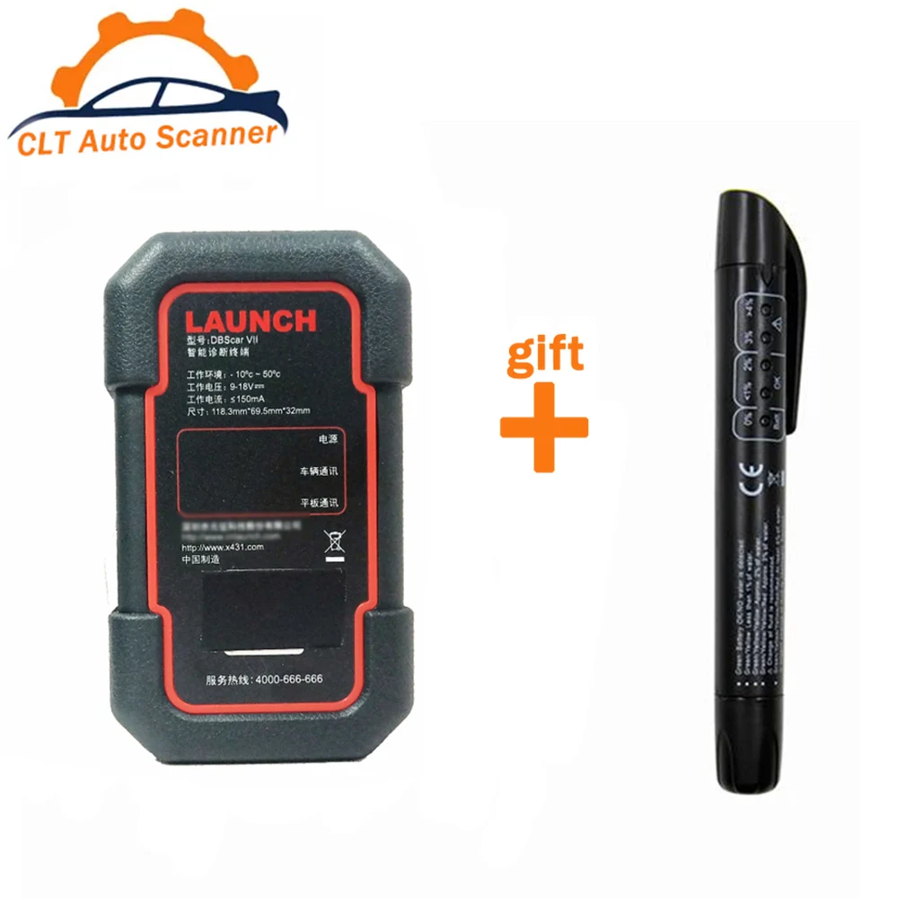 LAUNCH DBSCAR7 PK DBSCAR5 GOLO PRO Bluetooth OBD2 Scanner Supports CAN