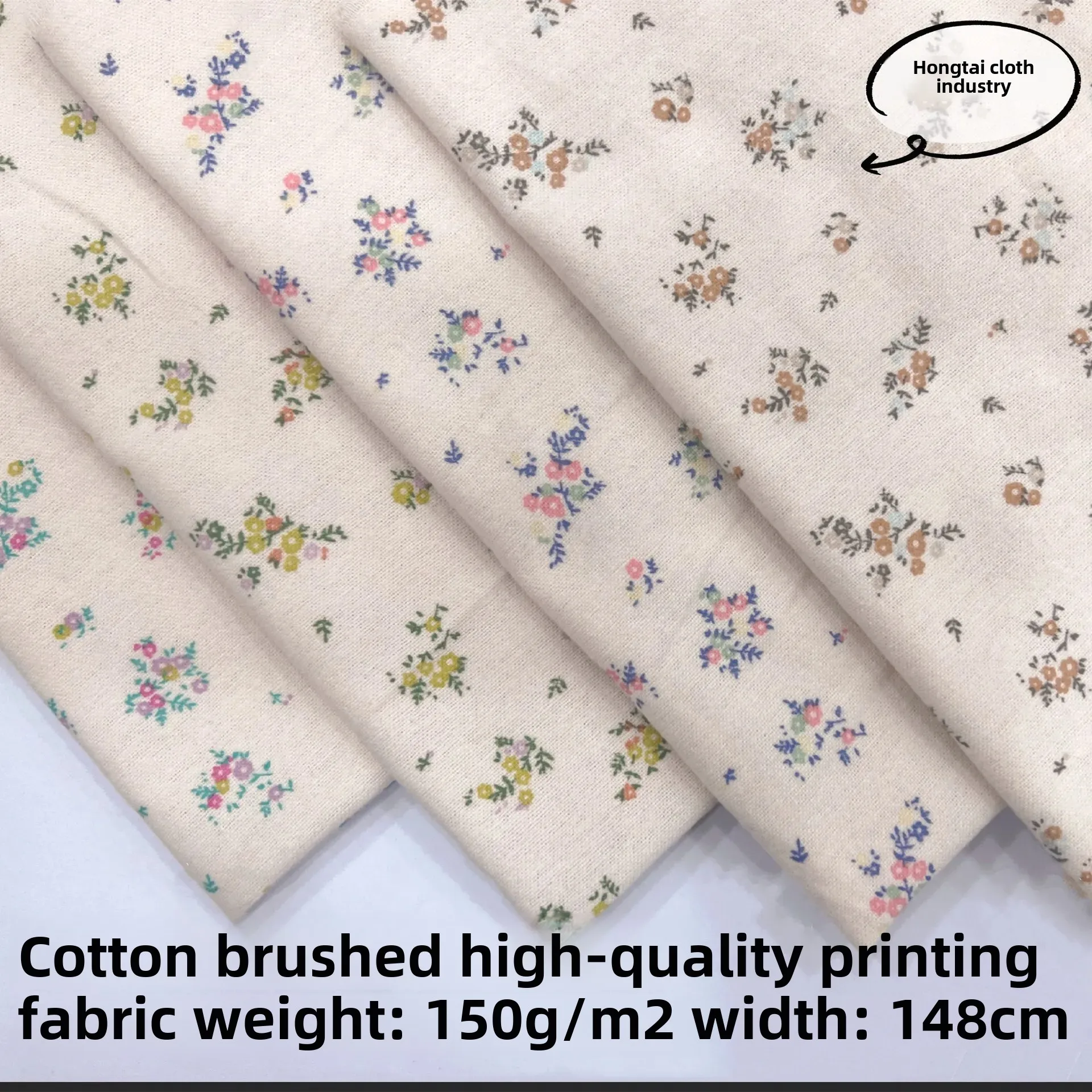 High-Quality Pure Cotton Printed Fabric for Women's Children's Clothing And Accessories Baby Products Quilt Cover Cloth