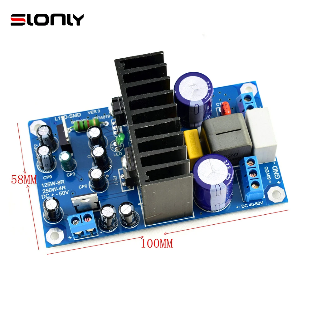 LJM IRS2092S 250W Mono Class D High Power Digital Amplifier amp Board Finished Board Model L15DSMD vanguard irs2092s high power 250w class d hifi digital power amplifier board finished product mono ultra lm3886