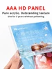A4 Acrylic Panel Price Display Rack A5 Double-Sided Transparent Clothing Store Price Tag A6 Milk Tea Shop Desktop Price Display 2