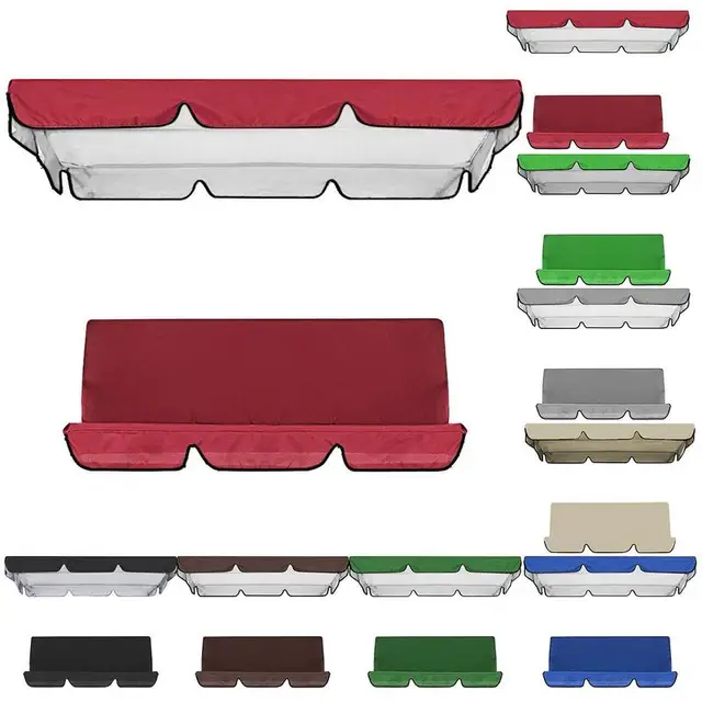 Hinta Lombkorona Csere Terasz Lengőhuzat Uv -Ellenálló Vízálló Poliészter Lengési Teteje A Kültéri Illesztéshez - Image 6