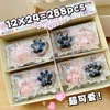 Squishy Cat Paw Pinch Fidget Toy Slow Rebound Stress Relief Toys Transparent Cube Blingbling Squeeze Toy Gift for Kids 3