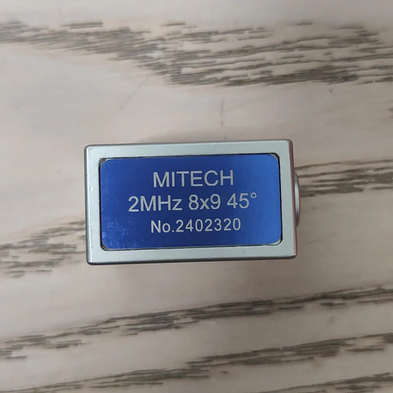 Mitech 2MHz 8x9mm 45 60 70 Degree Angle Beam Probe Transducer Apply for Mitech Ultrasonic Flaw Detector 6