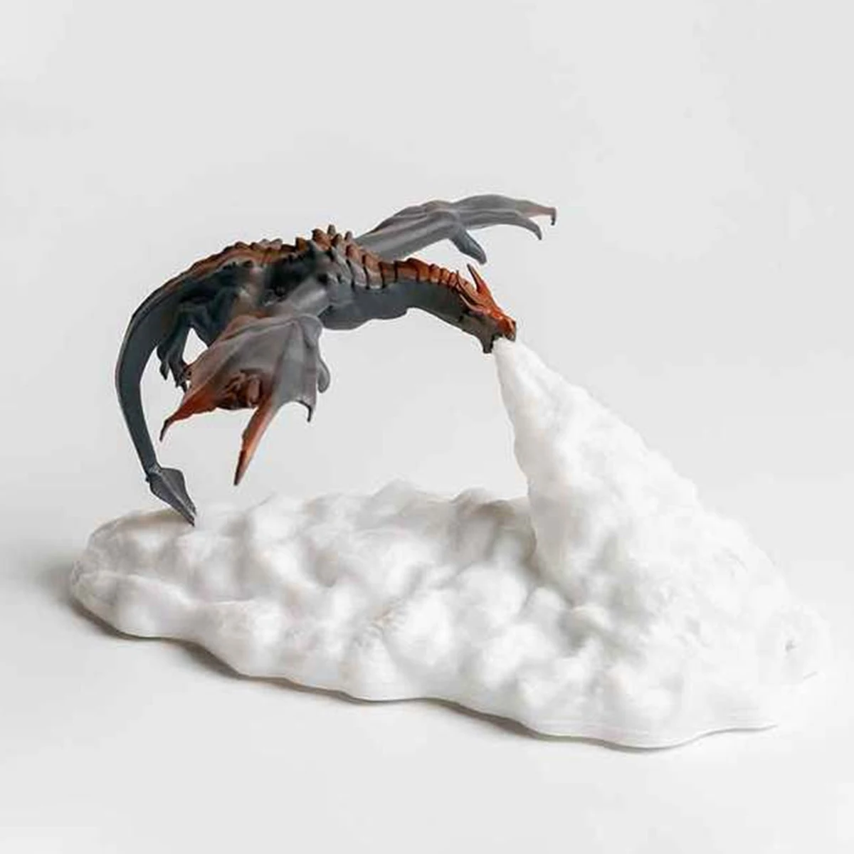 

New 3D Dragon Light USB Rechargeable LED Night Light Decorative Bedside Lamp 3D Print Ice Fire Dragon LED Night Light Desktop