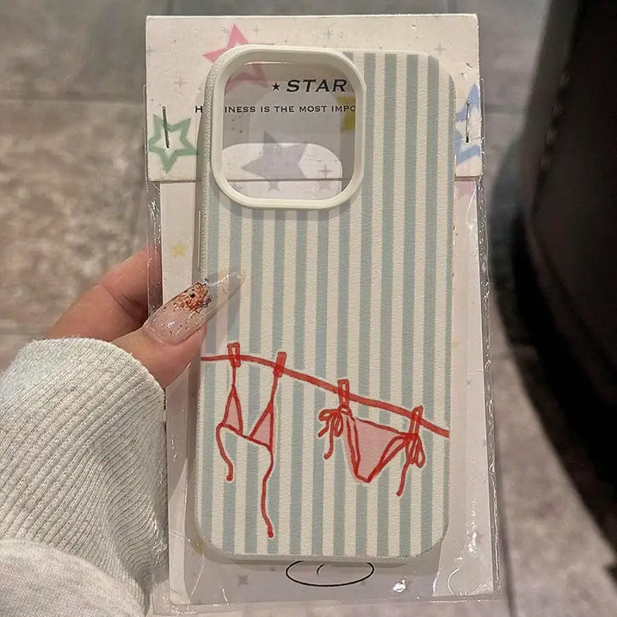 INS Style Fresh Lemon Flower Leaf Classic Striped Pattern Perforated Glossy Filmic , iPhone 11/12/13/14/15/16 Pro Max