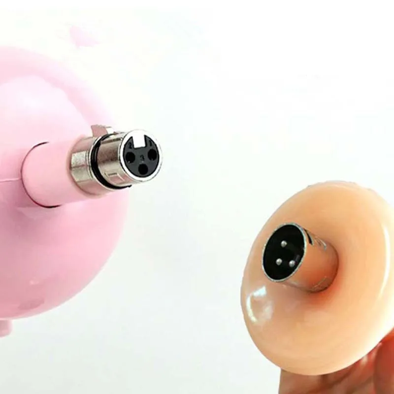 Realistic Silicone Dildos with 3XLR Connector For Sex Machine Attachment Sex Toys