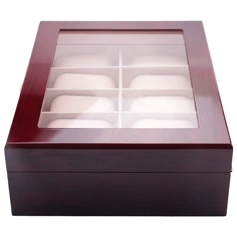 10 Slot Watch Display Storage Box/Jewelry Collection Case/Wooden Material Organiser Holder Watches Boxes