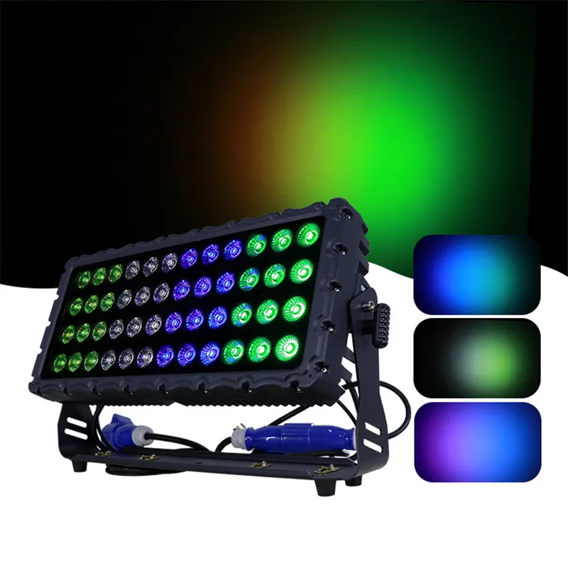 48leds 10W LED Waterproof Floodlight Rainbow Wall Washer Light Mountain Dye Lights Night Tour Culture Tourism Landscape Light rainbow floodlight outdoor garden landscape cultural tourism lighting colorful tree dyeing light disco dj paryt ktv stage lamps