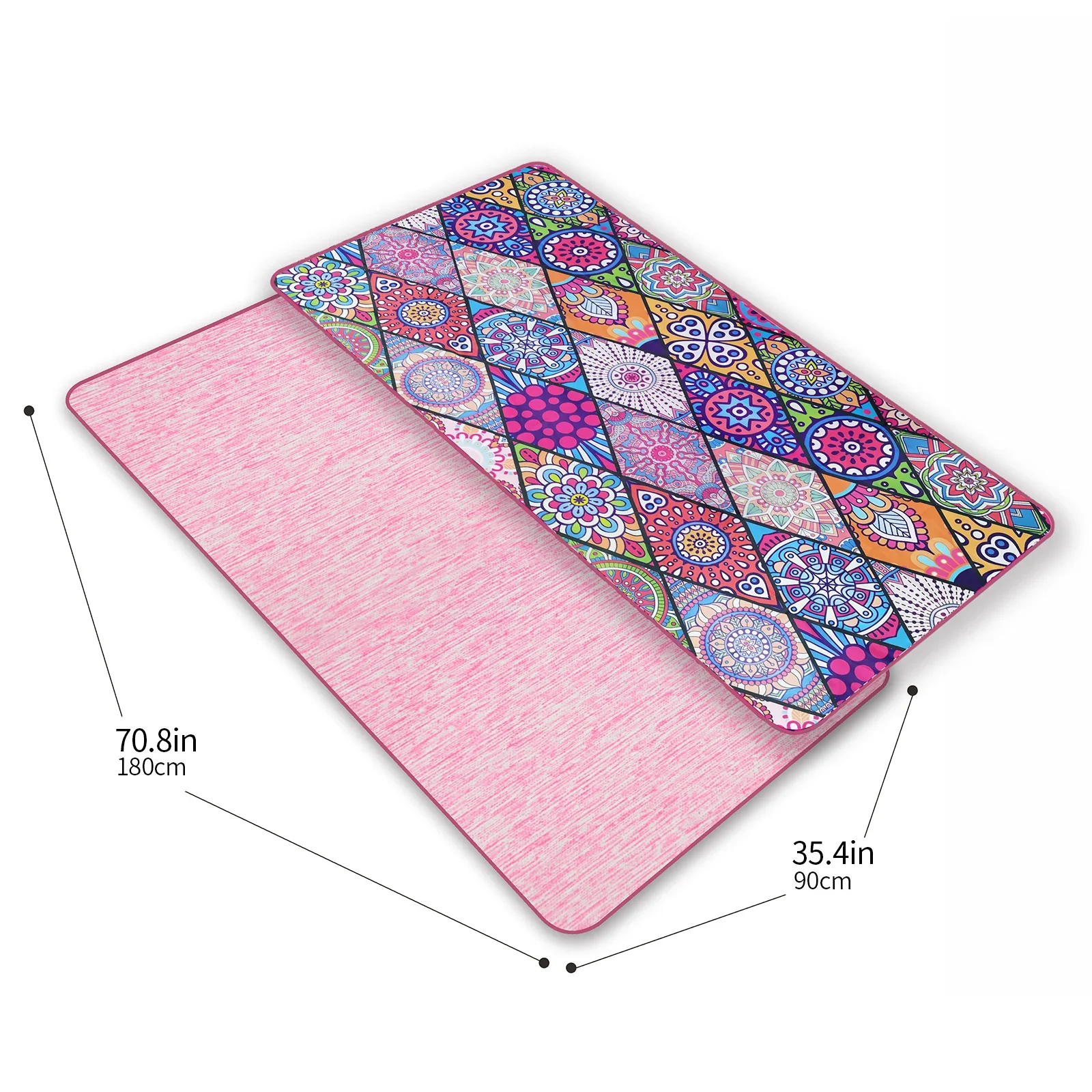 Description Picture 5 of itemWatercolor Lily 26 Alphabet Beach Towel Extra Large Bath Towel Soft and Absorbent - Great for Outdoor Camping, Vacation