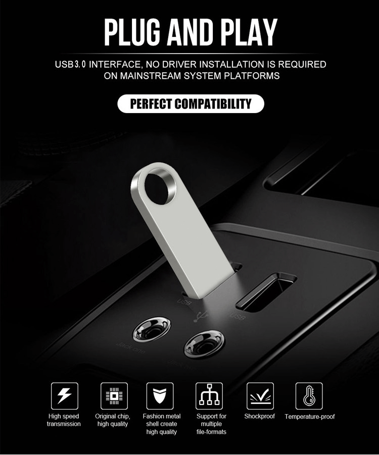 Pendrive 128GB 64GB 3.0 High Speed USB Flash Drive 128GB 64GB 32GB 16GB 8GB Metal Pen Drive 3.0 Stick 8GB 16GB 32GB 64GB 128GB
