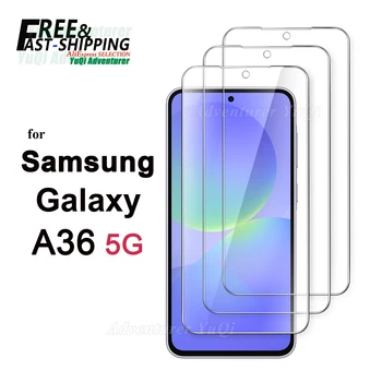 1-4 pezzi protezione schermo per Samsung Galaxy A36 5G vetro temperato HD Crystal Mica 9H custodia antigraffio friendly trasparente