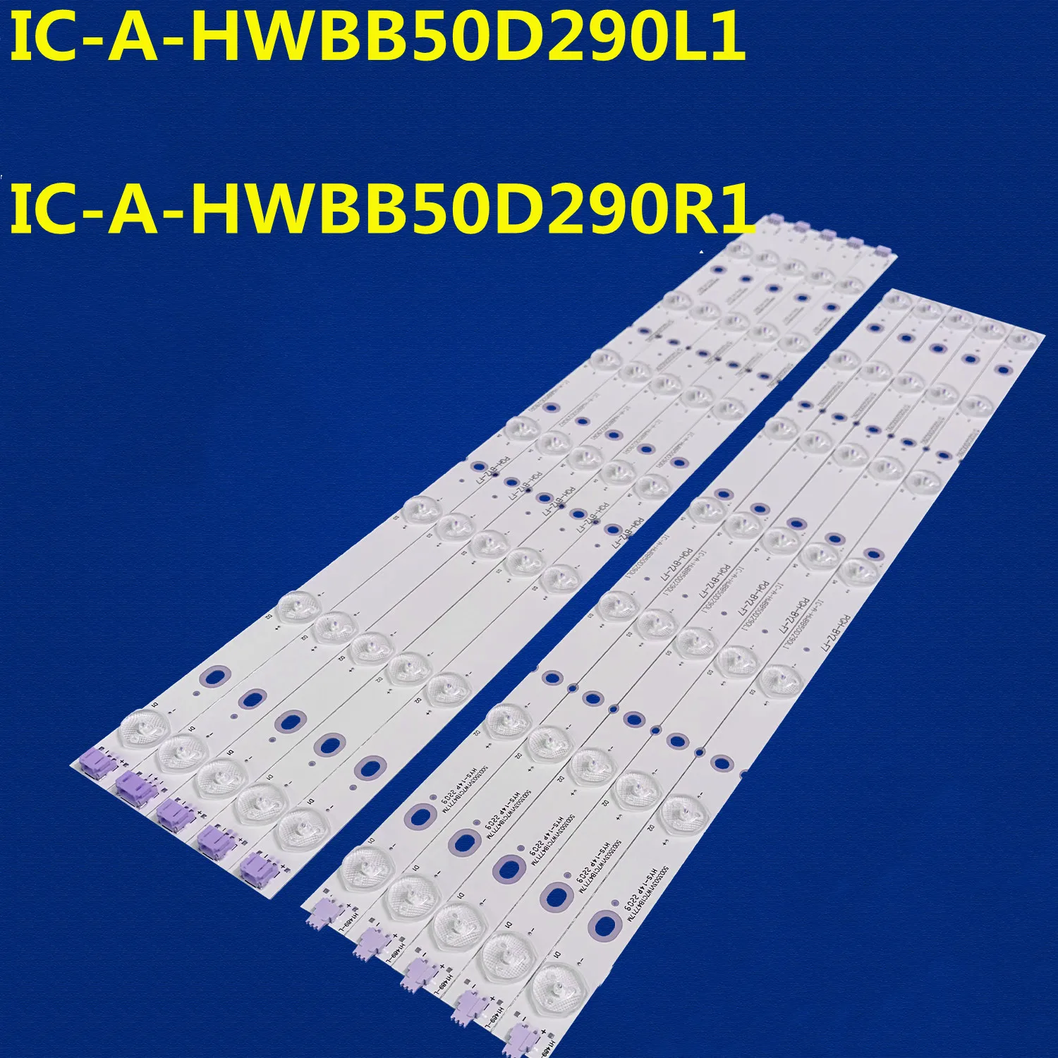 

10PCS LED Backlight Strip IC-A-HWBB50D290L1 IC-A-HWBB50D290R1 For D50LW7100 D50LW7180 LE50LNW6