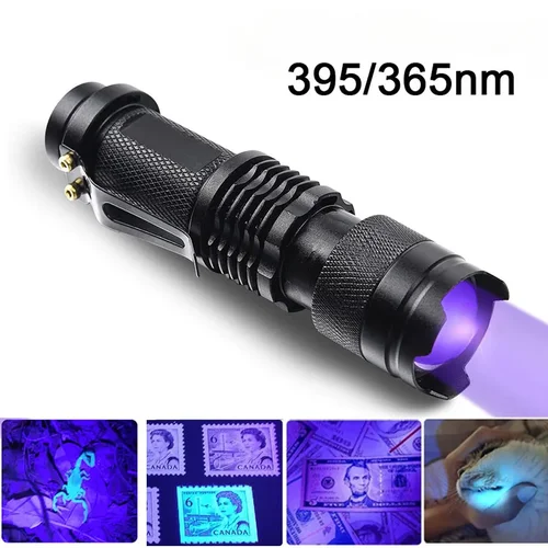 300 루멘 방수 랜턴, 줌 가능 LED 손전등, 레드 라이트 토치, 3 가지 모드 펜라이트, AA/14500 배터리용 휴대용 LED 조명, 7W 5