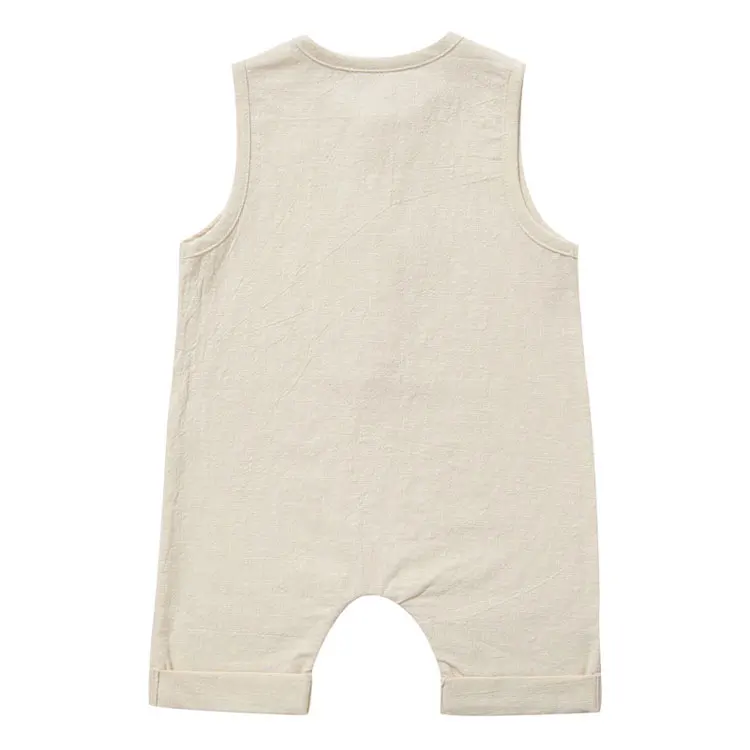 Sommer Neugeborene Kleidung Mädchen Strampler Fashion Solid Farbe Baby Jungen Strampler Sleeveless Baumwolle Infant Kleidung 3-12 Monate
