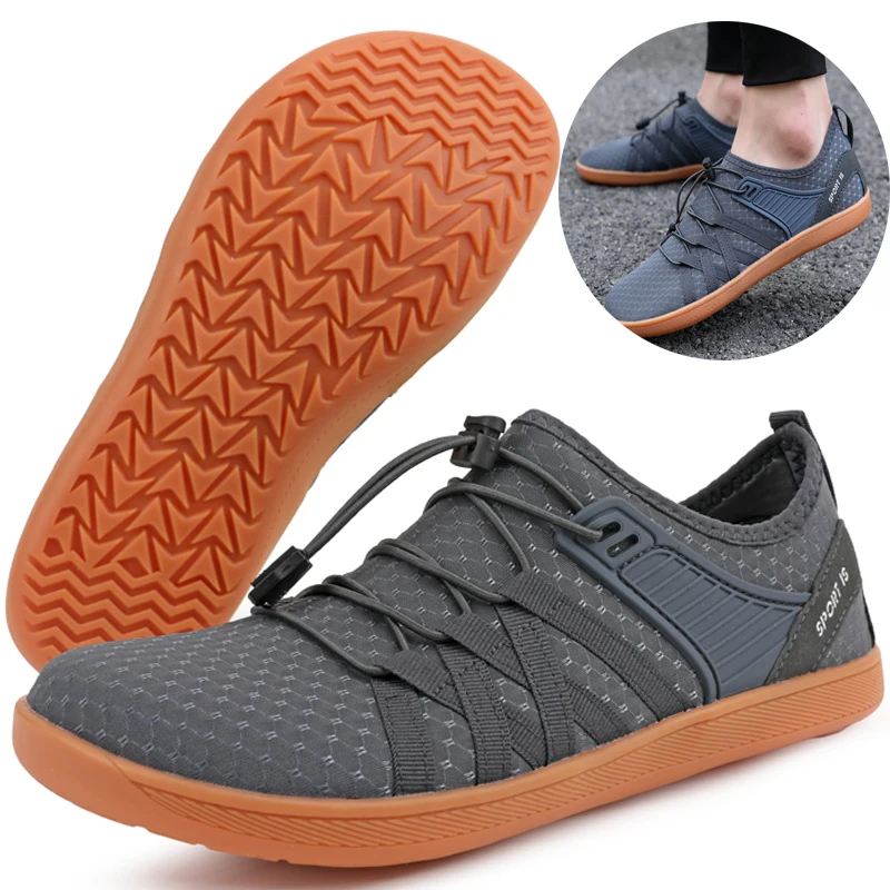 Men's and Women's Fitness Shoes Wide Palm Barefoot Leisure Sports Walking Shoes Outdoor Bicycle Wading Plastic Creek