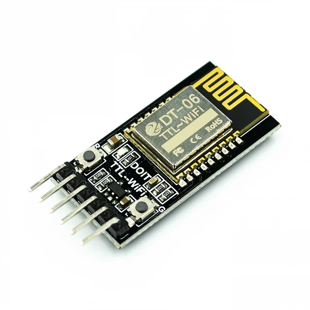 DT-06 Wireless WiFi Serial Port Transparent Transmission Module TTL to WiFi Compatible with for Bluetooth HC-06 interface ESP-M2 1