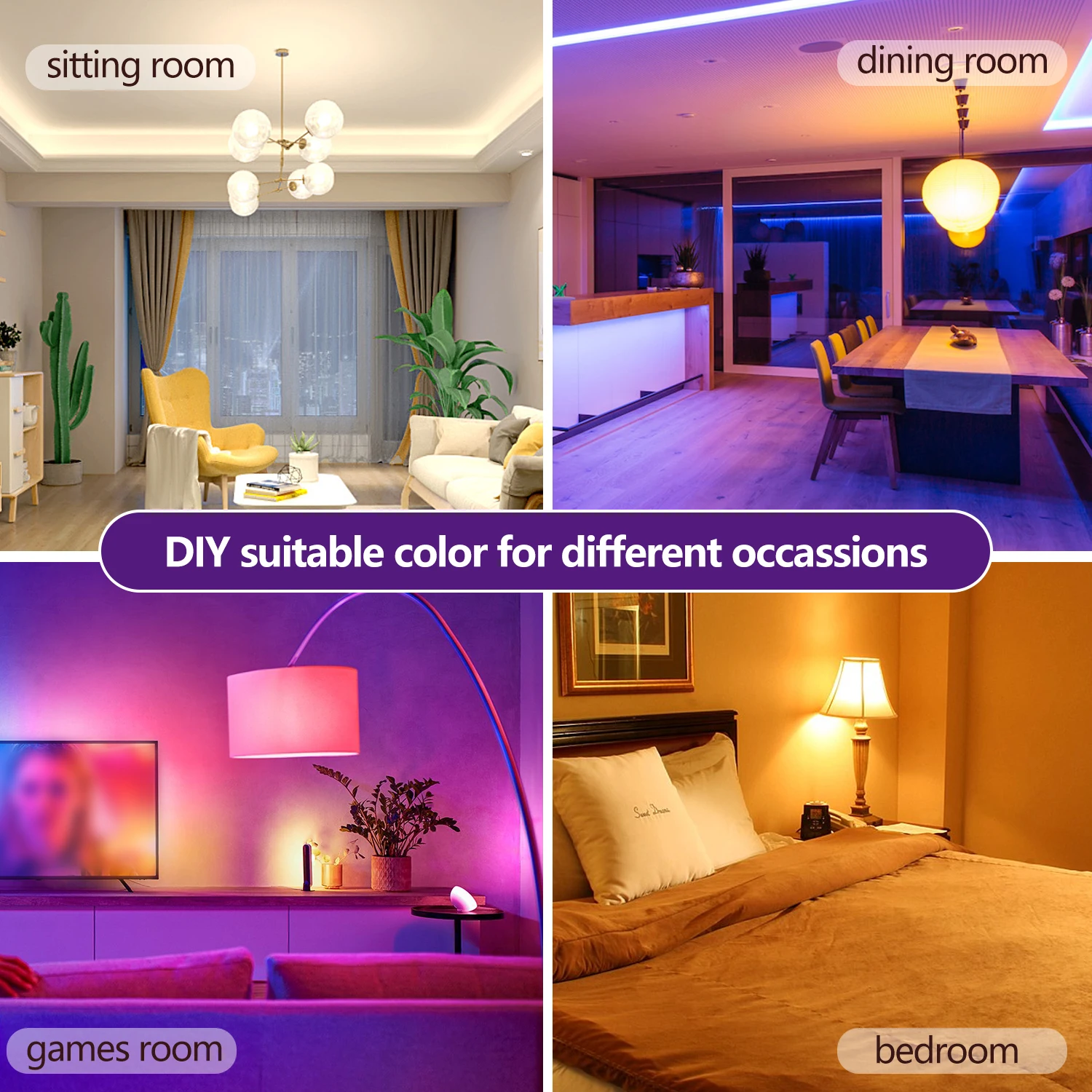 Smart LED Light Bulbs 1pcs RGBWW LED Bulb E26 E27 110V 220V 9W 10W Magic Home Smart App Music Control Work with Alexa Google Home Bedroom Lighting