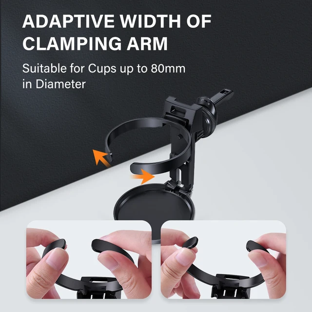 다용적 자동차 컵 홀더 및 음료 병 홀더: 편안하고 편리한 운전 경험을 위한 필수품