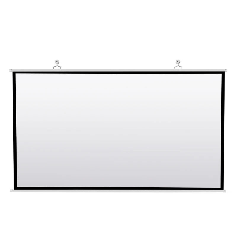 Projector Screen for Home Theater HD White Foldable Anti-Crease Projector  4k For Movies Smart Tv Screen - AliExpress