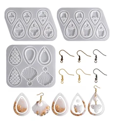 Silicone Butterflies Honeybee Mold Water Drops Shape Hollow Out Epoxy Resin Earrings Pendants For Charms Jewelry Making Supplies