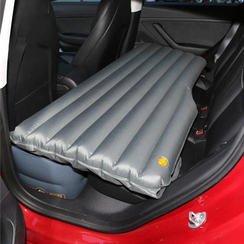 Single Person Car Mounted Air Mattress Air Cushion Bed For Passenger Car Back Seat Inflatable Cushion Car Sleeping Travel Bed