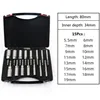 Hex Socket Sleeve Set Nozzles 5.5mm-19mm Nut Driver Set Power Screwdriver Handle Power Drills Impact Drivers Socket Wrench Tools 3