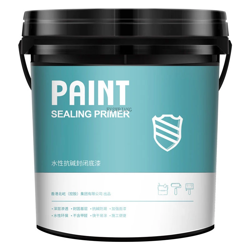 Sealing Primer Transparent Water-Based Sealer Reinforced Topcoat Alkali-Resistant Moisture-Proof Penetrating Primer Base Paint