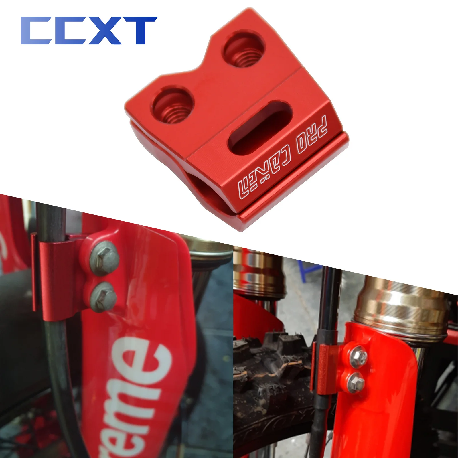 MotorcycleFrontBrakeHoseClampHolderClampingLinesForHondaCRF