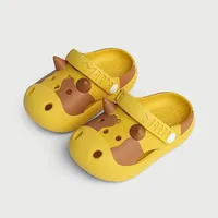 0-7y Kids Mules & Clogs Summer Baby Boys Girls Sandals Non-slip Cows Flat Soft Sole Beach Slippers Children Garden Shoes H3 1