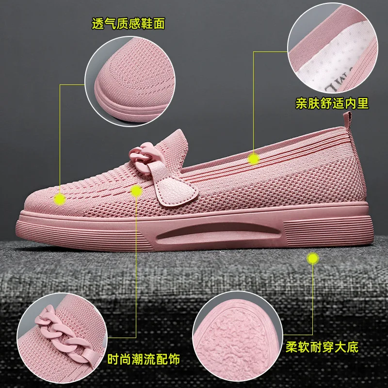 2024 New Casual Sneakers Women Comfortable Spring Autumn Women Shoes Female Loafers Slip On Woman Flats Shoes