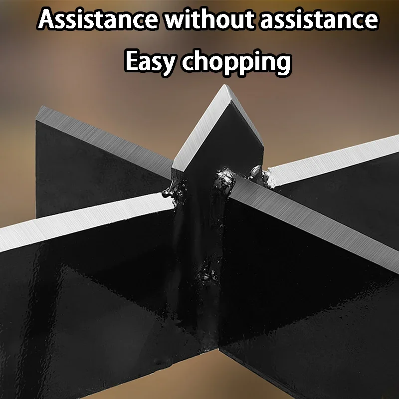 Manual Woods Splitter Outdoors Cross Log Chopping Machine Portable Household Cut Firewood Tools Professional Wood Splitters