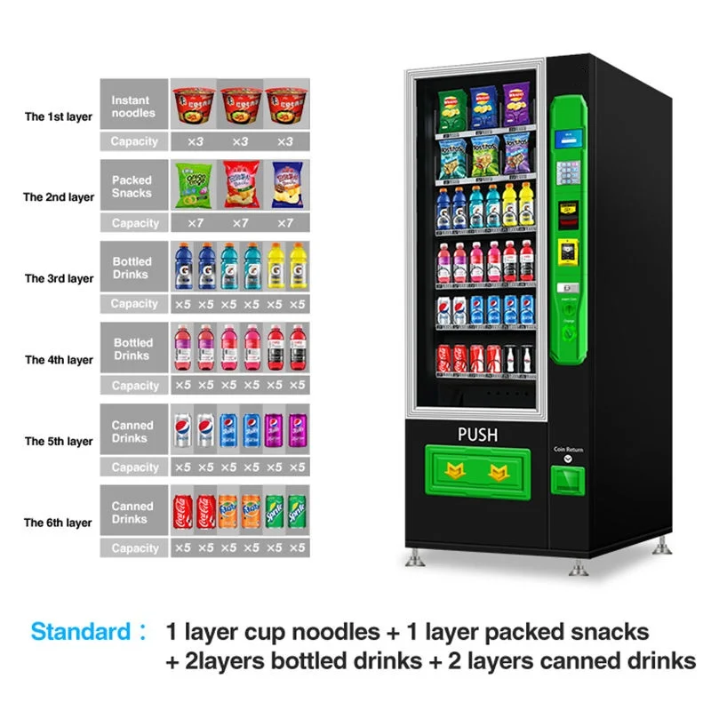 Best Selling Food And Drink Black Small Vending Machine Automatic Combo Vending Machine For Sale rockbros w9 ultralight bicycle water bottle cage aluminum alloy mtb bike drink cup holder cycling kettle bracket black