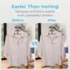 Enrichment® PureSteam™ XL Standing Fabric Steamer - Professional Wrinkle Remover Heats in 45 Seconds; 1/2-Gallon Tank for 1 3
