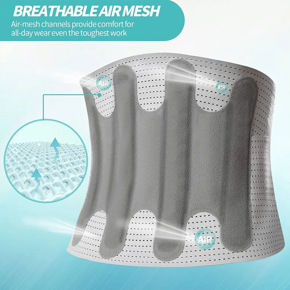 Back Brace for Women Men Lower Back Pain Relief,Breathable Support Belt for Daily,Lumbar Support Belt Scoliosis