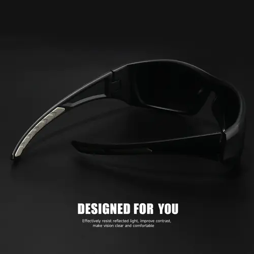 Polarized Sports Sunglasses UV400 Anti-Glare Full Frame Outdoor Cycling Fishing Glasses with Sturdy Construction - Image 6