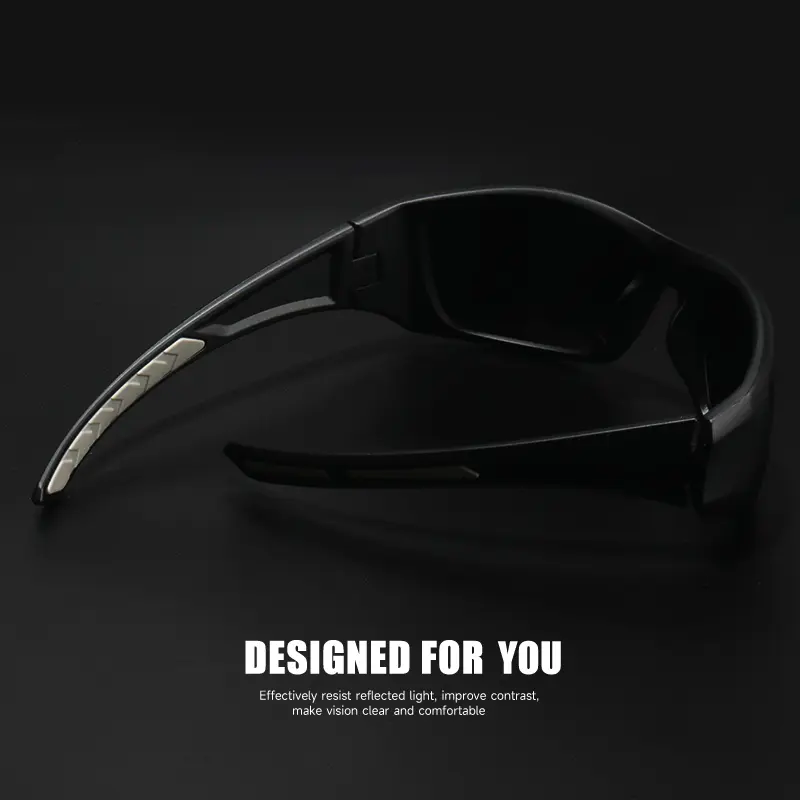 Polarized Sports Sunglasses UV400 Anti-Glare Full Frame Outdoor Cycling Fishing Glasses with Sturdy Construction - Image 6