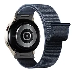 Nylon Loop Sport Band Bracelet for Watch 6 classic 47mm (Midnight)