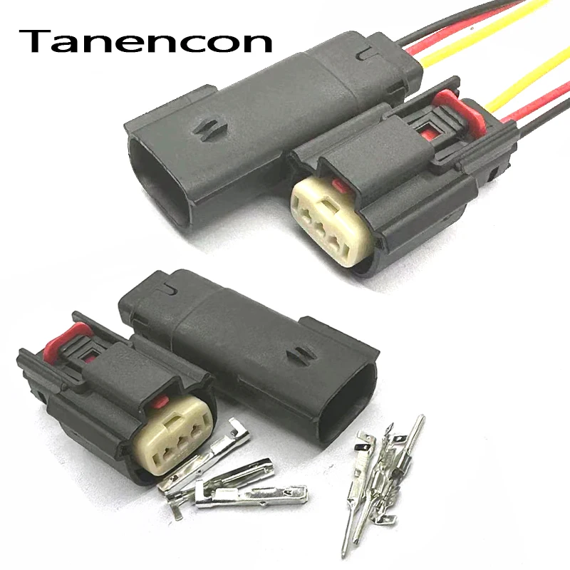 2pcs 1-Way Horn Connector Compatible With Horn Toyota Lexus Scion Plug 90980-10619 9098010619 01020101001835