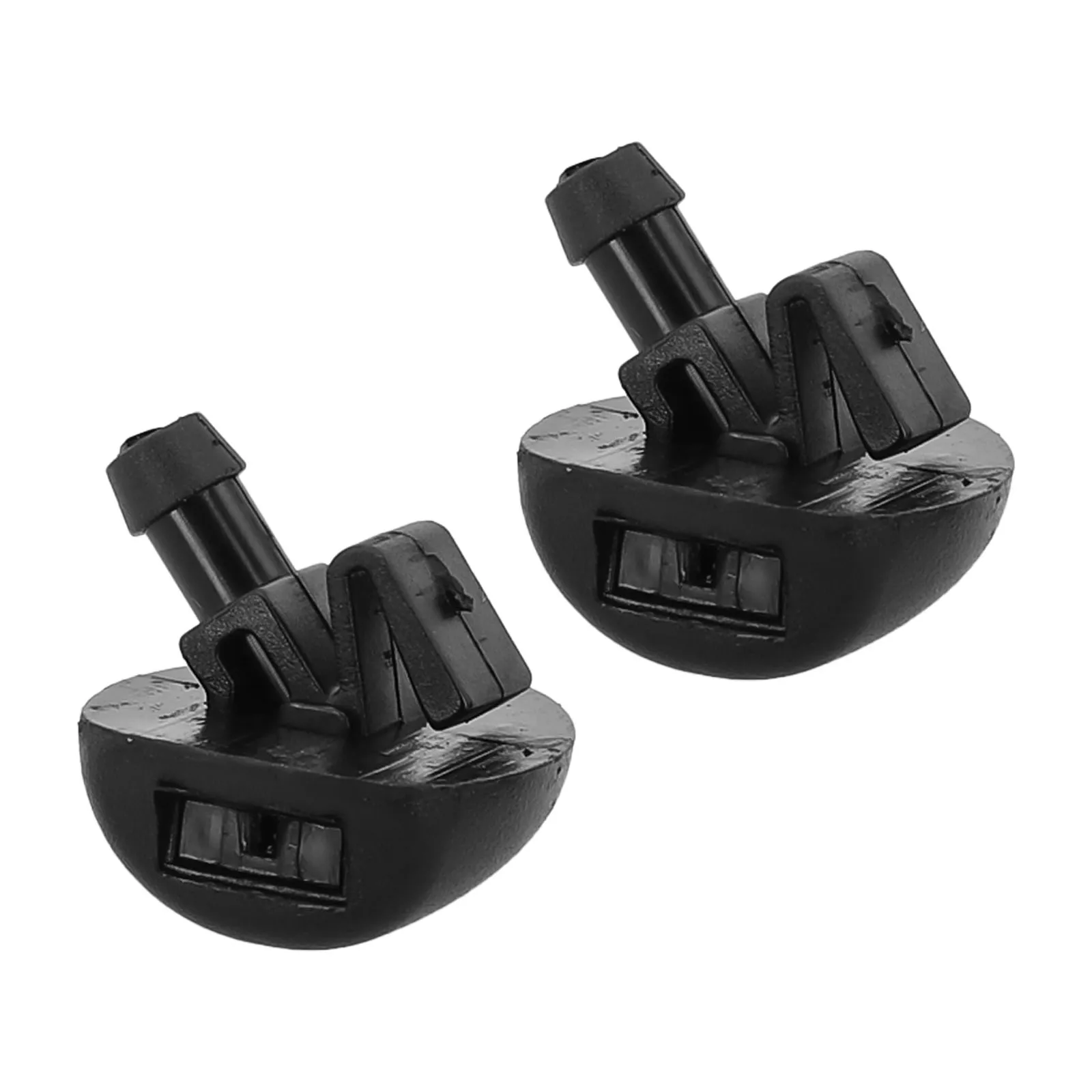 

2pcs Wiper Washer Nozzles Black Durable Car Front Windscreen Wiper Water Washer Jet Nozzles For 407 206 C2 C5 6438Z1