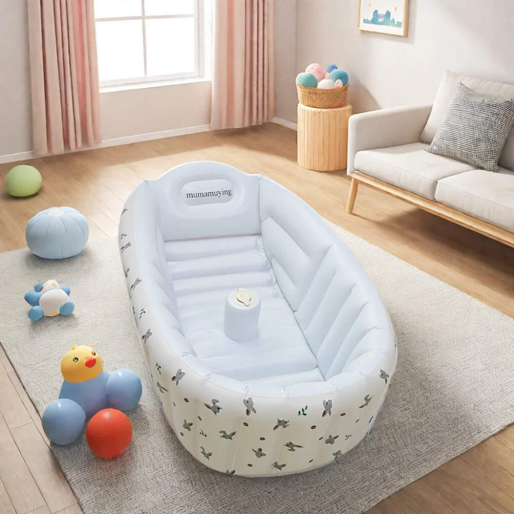 Portable Inflatable Baby Bathtub Pool 2