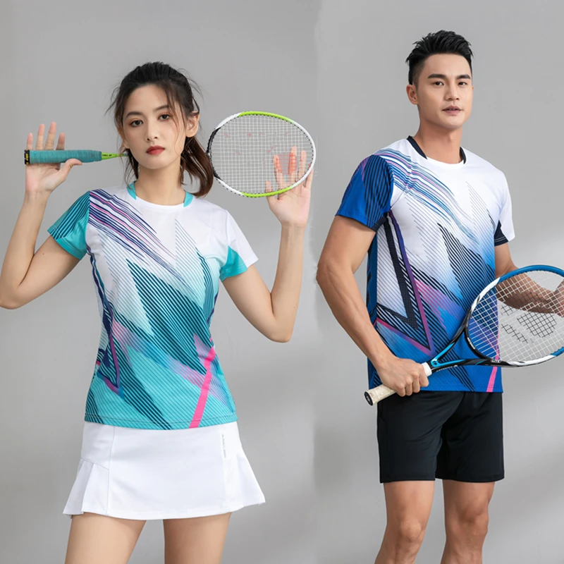 

High End Tennis Shirt Women Men Badminton Jersey Shorts Skorts Table Tennis Uniform Training Suit Ping Pong Skirt Sports T-shirt