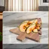 Wooden Christmas Cutting Board Wooden Charcuterie Board Kitchen Christmas Tree Cutting Board Vegetable Platter Serving Tray With 3