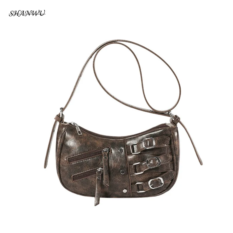 

Women's 2024 New Spicy Girl Underarm Bag Trendy Spring Fashion One Shoulder Crossbody Bag Western Handbag