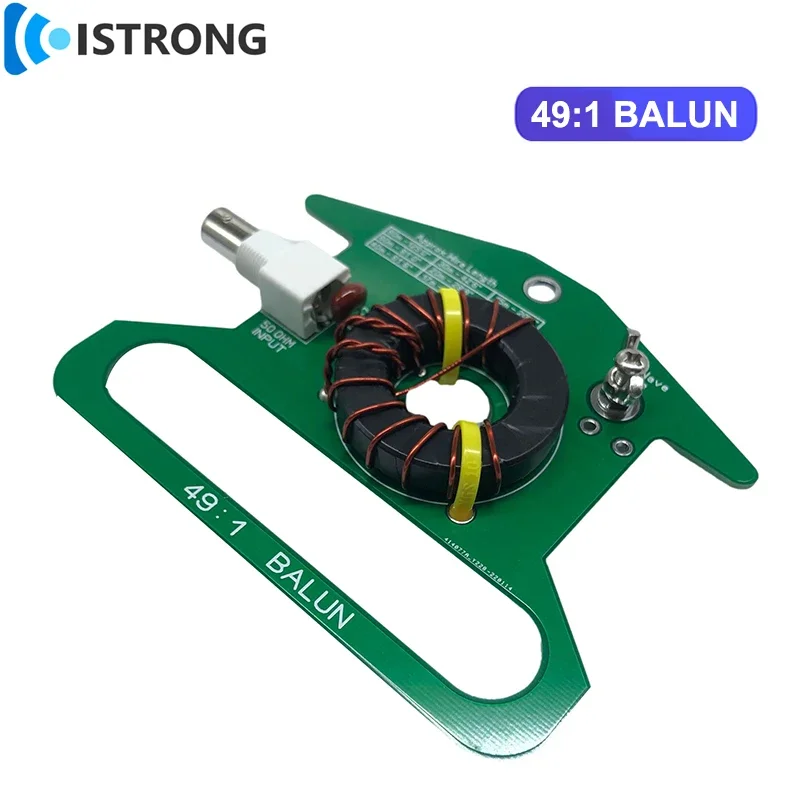 Portable 49:1/64:1 Balun Shortwave Antenna Without Tuning 50W PET 100W Antenna Accessories 5-35MHz BNC Female