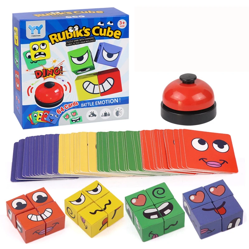 Montessori Children's Face Change Expression Puzzle 1
